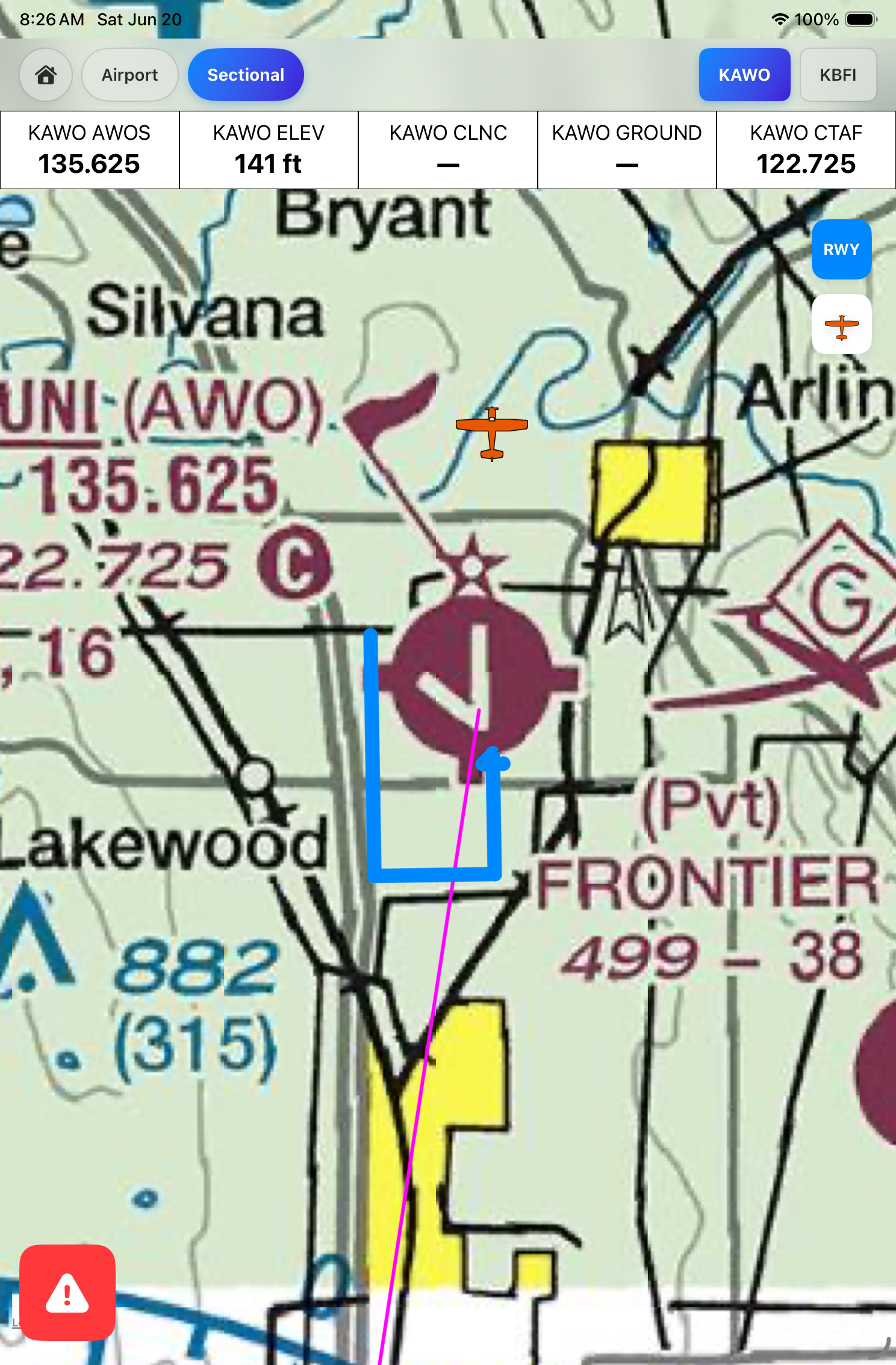 On Sectional Traffic Patterns