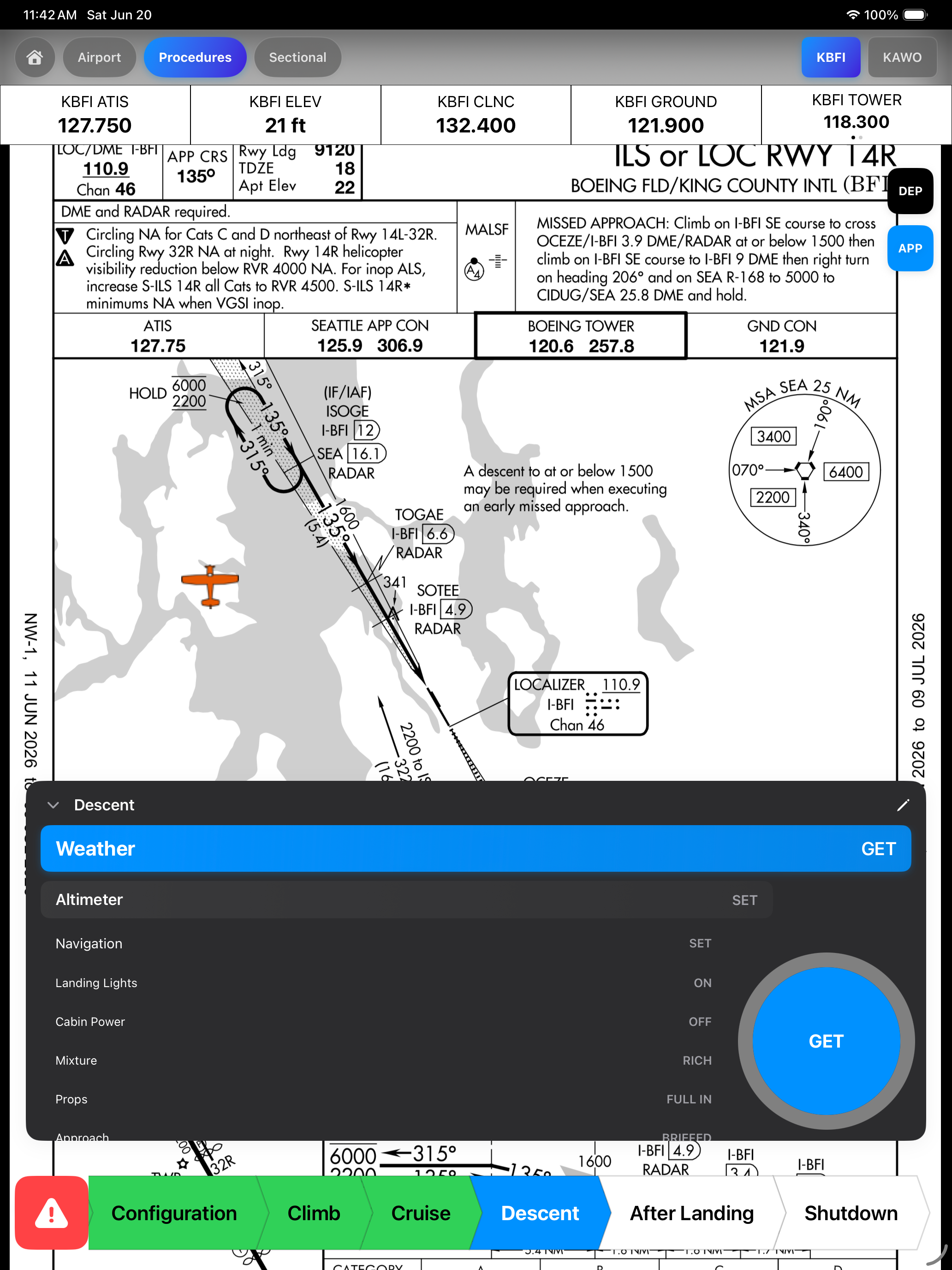 Approach Plate with Geo Localization